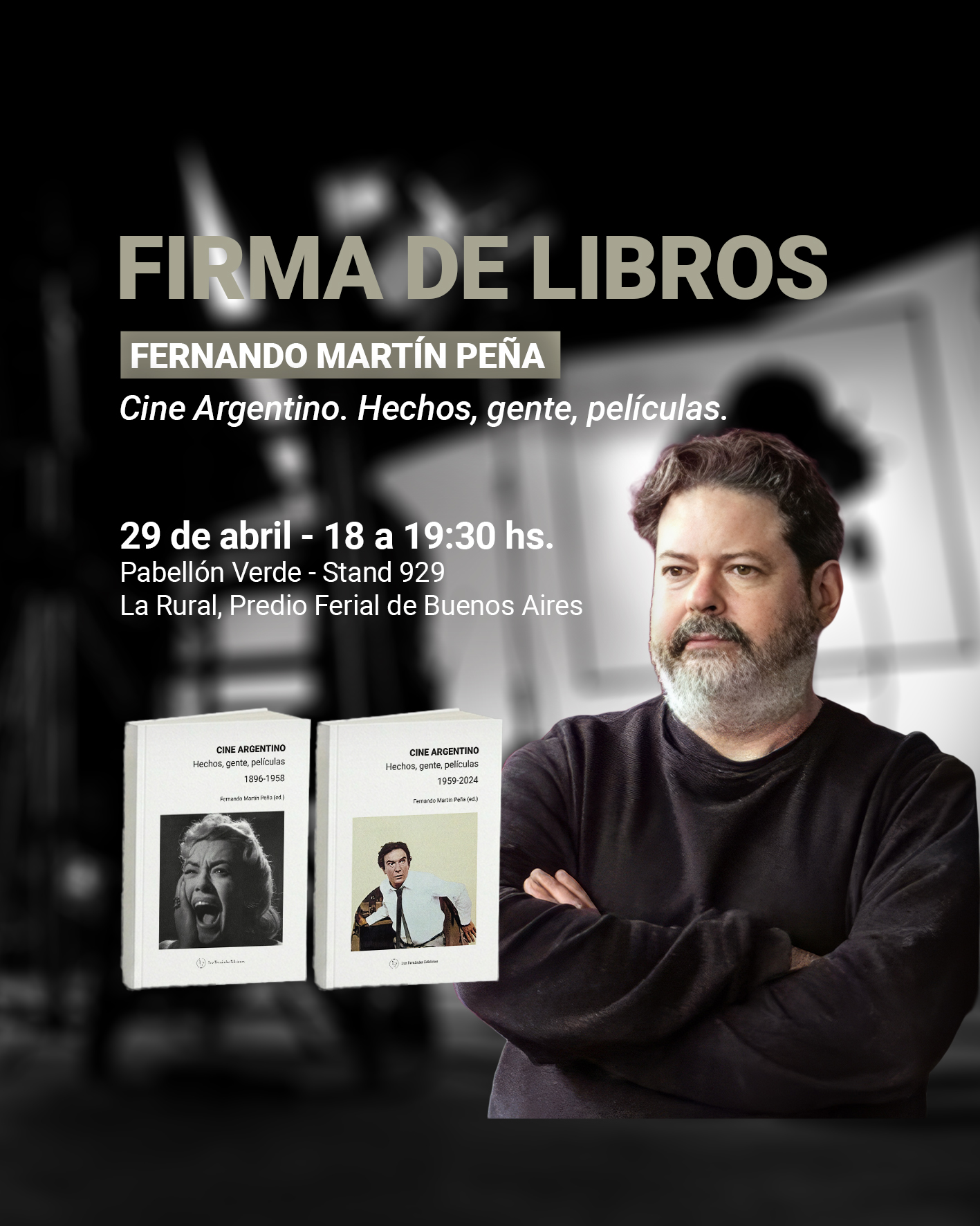 En este momento estás viendo Fernando Martín Peña firma sus libros en la Feria del Libro
